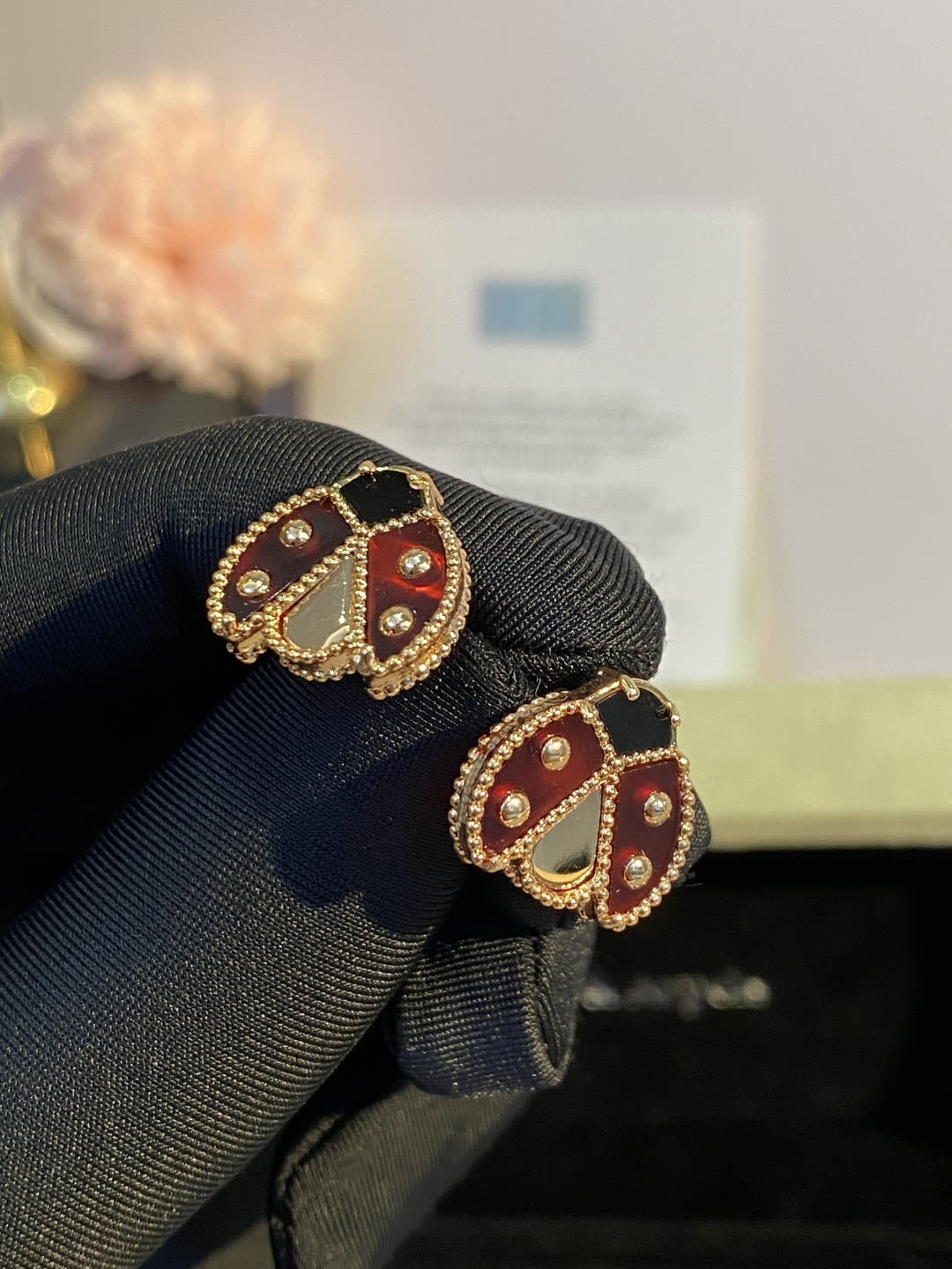 Van Cleef & Arpels Ladybug Earrings